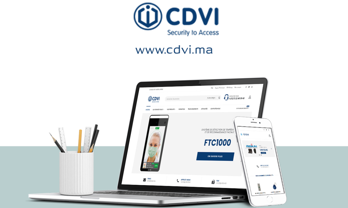 CDVI Maroc – site web